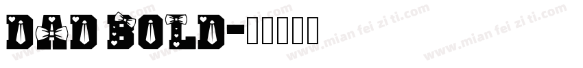 Dad bold字体转换